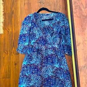 Elurie mini peacock dress